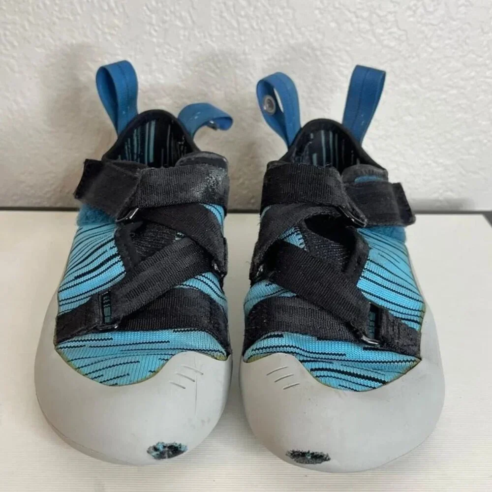Butora Comet Rental Climbing Shoes Blue Grey Black Strappy Men's‎ 39.5 EU/7 US